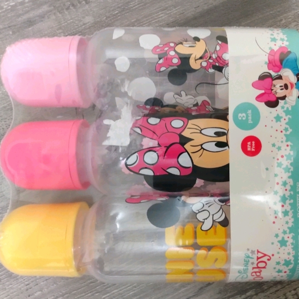 3 Pack Disney Baby Minnie Mouse Bottles